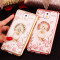 三星note3指环壳印花n9009保护套n9002潮女n9008v软壳n9005手机壳 蝴蝶结-玫瑰金