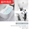 浴缸亚克力独立无缝一体工程浴缸家用浴盆保温浴缸1米-1.7米_2 &asymp1.4m 空浴缸