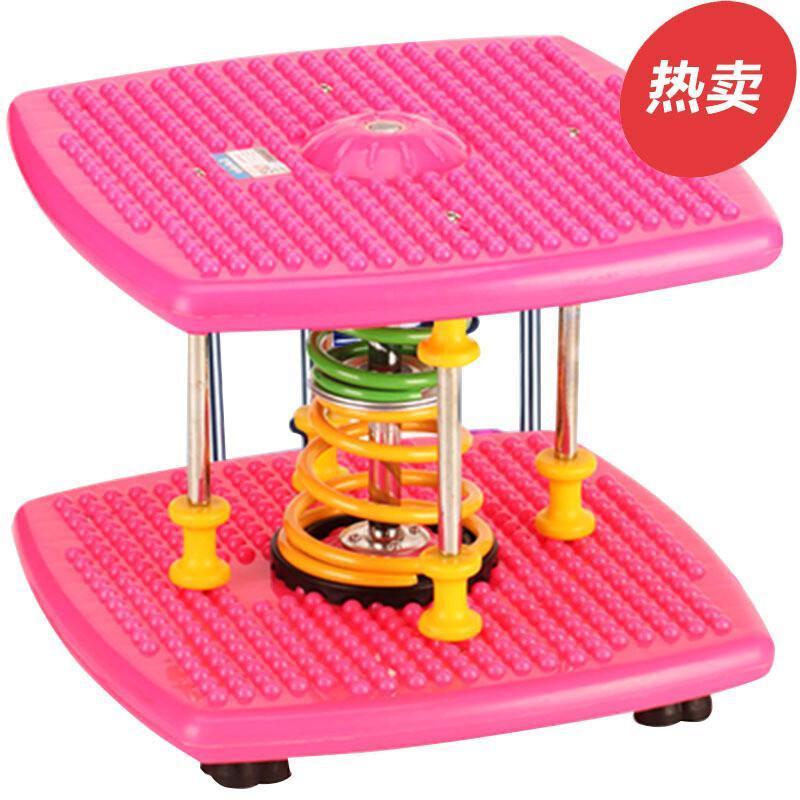 扭腰机双弹簧瘦身机家用减肥健身器材_4 加强版瑰红色