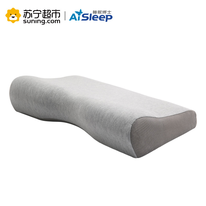 睡眠博士(AiSleep) 舒梦零压力系列 慢回弹记忆棉太空颈椎枕头 脖子护颈枕单人枕芯 大小号 春季;夏季;秋季;冬季 灰色 1.5m床