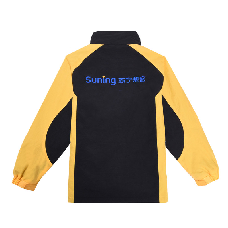 帮客材配spine line苏宁帮客冬季可脱卸双层工装2017款（黑电） 4XL