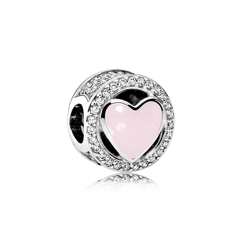 PANDORA潘多拉 粉色奇妙爱恋 925银串饰 792034CZ 粉色