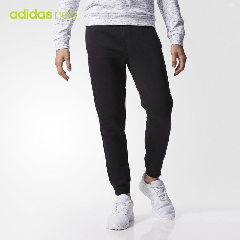 阿迪达斯adidasneo男子针织裤黑CV9138 2XL 黑色