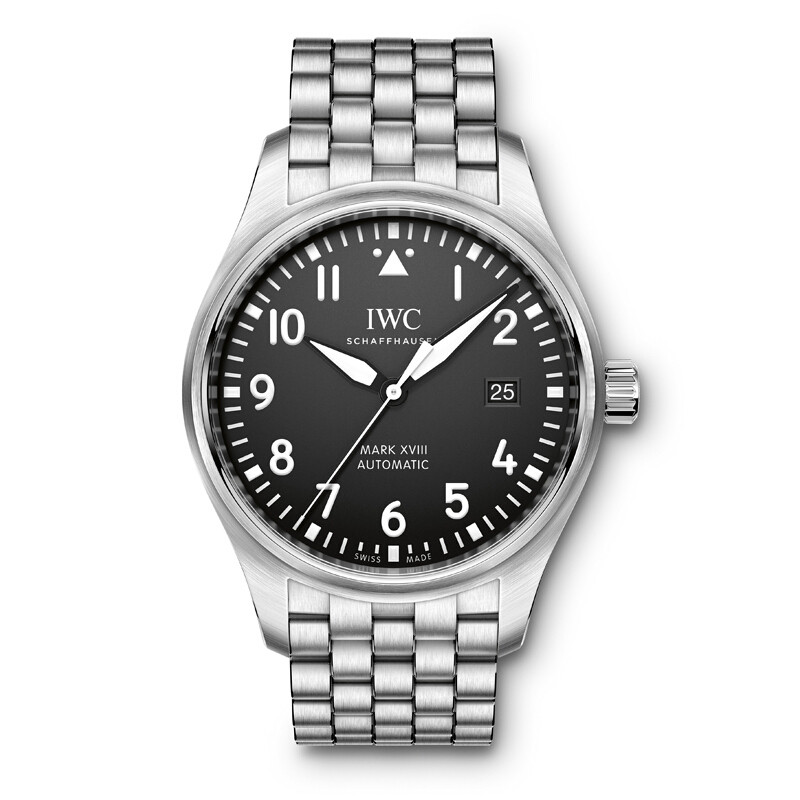 万国(IWC)手表 飞行员系列机械男表IW327001 黑色钢带