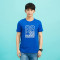 美特斯邦威T恤男士2017夏装新款圆领潮流运动风数字图案纯棉短袖S6012902806 180/100A(XL) 网络蓝