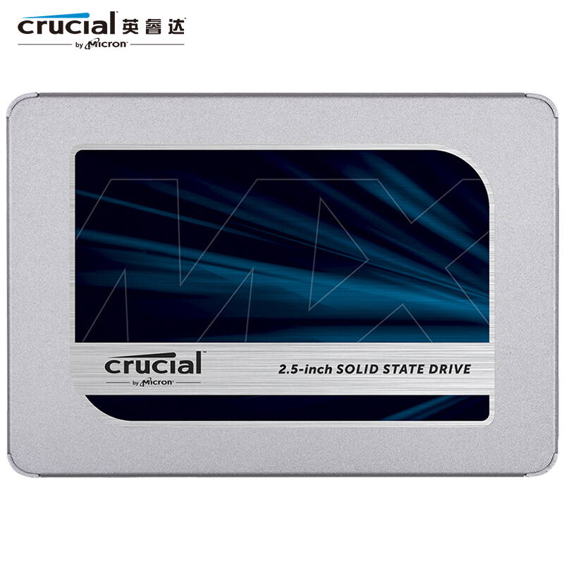 英睿达（Crucial）MX500系列500G SSD固态硬盘SATA3（CT500MX500SSD1）