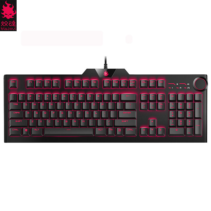 炽魂 Blasoul焱Y520专业游戏机机械键盘（Cheery轴）红轴
