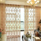 简欧现代提花纱帘定制成品客厅阳台欧式遮光窗帘卧室落地窗纱_0 白色挂钩加工成品 宽2*高2.6一片
