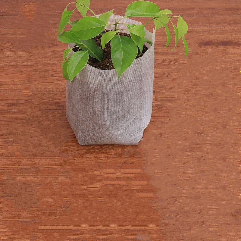 洋子（YangZi）无纺布花盆加厚育苗袋营养袋营养杯育苗杯营养钵植树袋定制_3 厚28x30(直径17x高21.5)一百个
