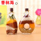 洋子（YangZi）创意厨房餐厅酒柜橱柜家居摆件装饰品工艺品五谷丰登杂粮玻璃瓶_1 小丰收树福星