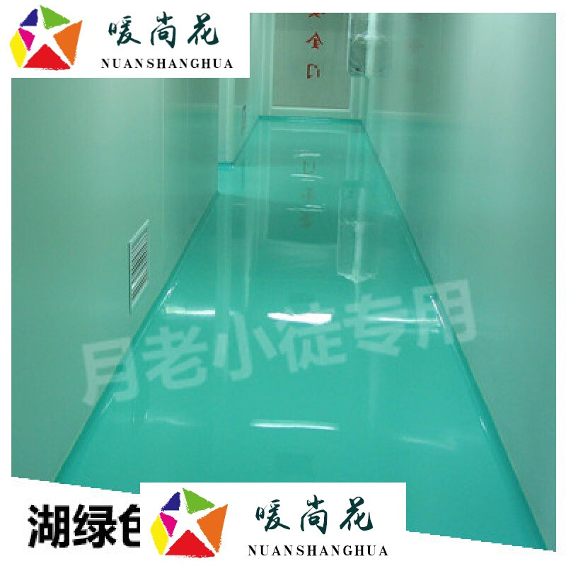 洋子（YangZi）水性环氧树脂地坪漆室内水泥地面漆自流平地板漆耐磨防水地漆油漆卡其色其他_1 湖绿色