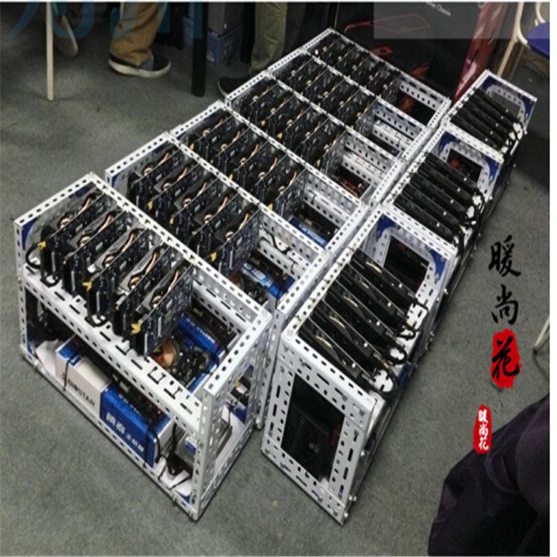 洋子（YangZi）矿机架挖矿机架子设备散热架以太坊多显卡4-6固定机矿架支架特惠促销70_1 60*35*35=单层5卡