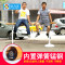 洋子（YangZi）移动式舞蹈把杆压腿杆家用成人儿童健身房幼儿园升降把杆 粉色3米把杆+两个移动大底座