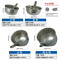 洋子（YangZi）不锈钢猪用饮水碗兽用不锈钢仔猪饮水槽自动饮水器水嘴养猪设备 加厚小号（圆形塑钢）