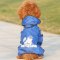 小狗衣服狗雨衣小型犬宠物泰迪比熊四脚防水衣狗狗雨披夏装中型犬舒适时尚创意宠物用品宠物服饰及 足球风彩兰色