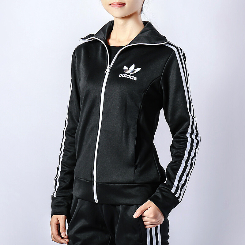 Adidas阿迪达斯三叶草女装秋季新款运动夹克外套-AY8116 默认颜色 XL