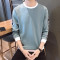 狮臣SHICHEN 2023年秋季新款青少年男士卫衣男圆领套头卫衣男休闲修身百搭卫衣潮男卫衣男装 WY3060湖蓝 M