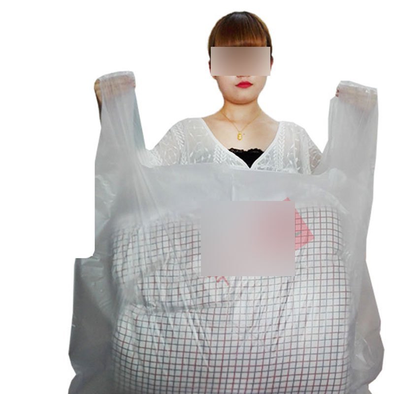加厚搬家打包袋特大号行李袋塑料袋批发被子收纳袋编织袋蛇皮袋多色多款多功能生活日用收纳用品时_1 【红】72*90加厚38只承重70斤