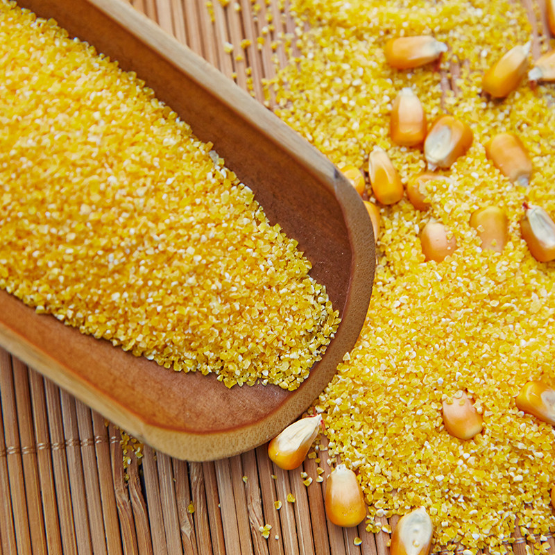 郧山汉水 高山玉米石磨玉米糁2斤包邮