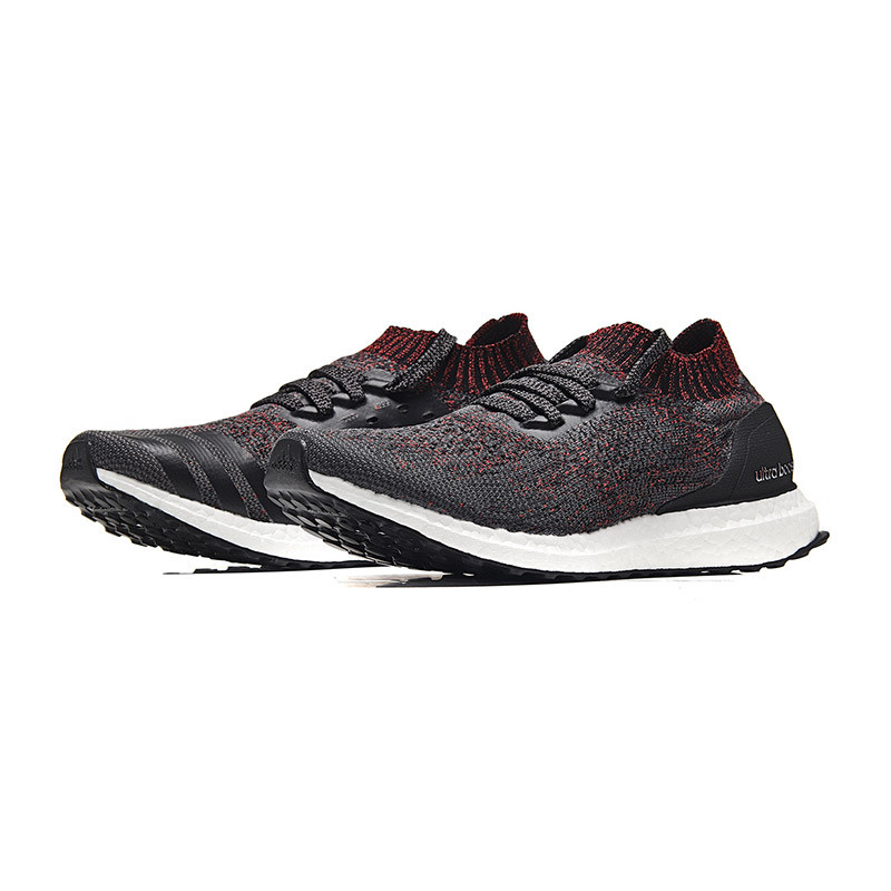 adidas阿迪达斯男子跑步鞋18新款ULTRABOOST UNCAGED运动鞋DA9163 DA9163碳黑+1号黑色+红色 40.5码