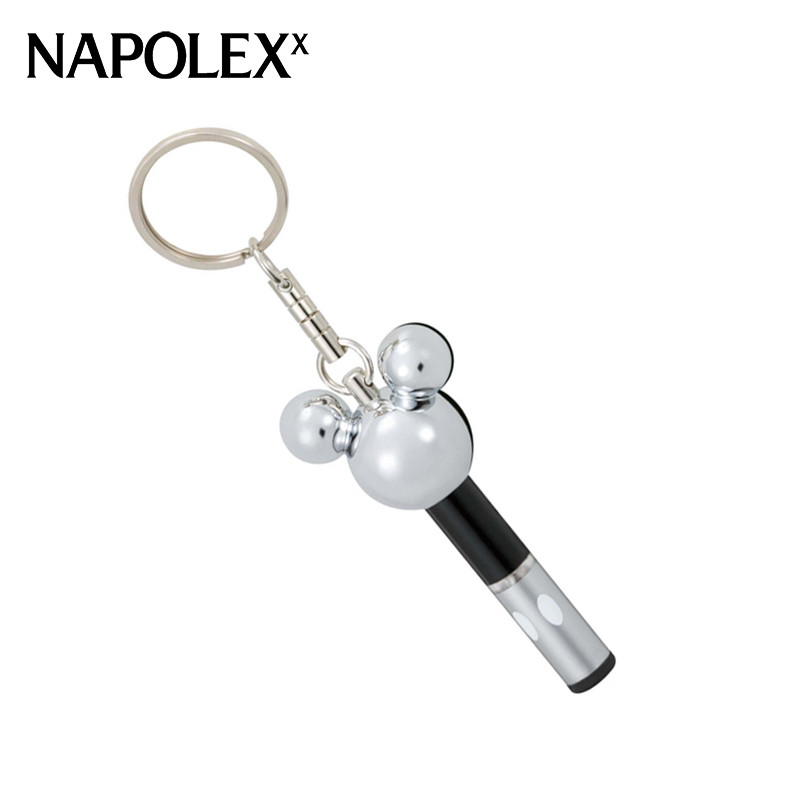 NAPOLEX迪士尼-米奇头形除静电钥匙圈