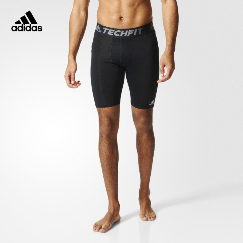 adidas阿迪达斯训练男子紧身运动短裤-AJ5037 M 如图