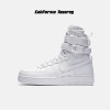 NikeSFAF1男子AirForce1纯白高帮休闲板鞋903270-100 白/白 44.5