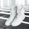 NikeSFAF1男子AirForce1纯白高帮休闲板鞋903270-100 白/白 44.5