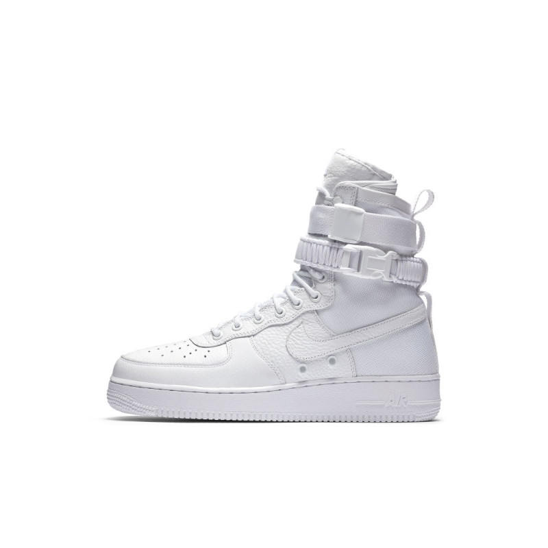 NikeSFAF1男子AirForce1纯白高帮休闲板鞋903270-100 白/白 43