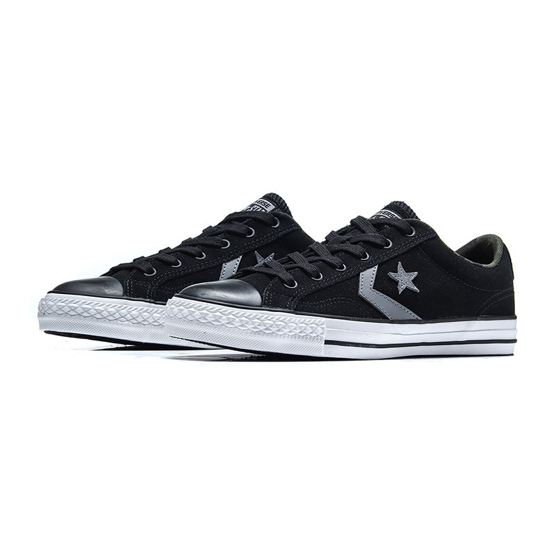 converse匡威男女板鞋2018新款Lifestyle低帮运动休闲鞋159727C. 159727C黑色 42码