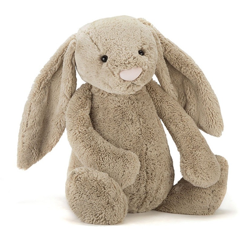 Jellycat BASS6B 经典害羞系列 兔子 柔软毛绒玩具公仔 郁金香色 18cm