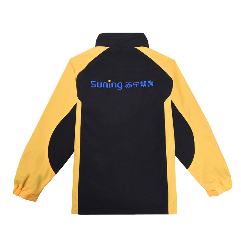 帮客材配spine line苏宁帮客冬季可脱卸双层工装2017款（黑电） 5XL