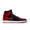 耐克耐克AIRJORDAN1RETROHIFLYKNIT复刻男子运动鞋919704 黑红919704-001 44