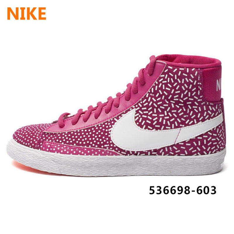 Nike耐克女BLAZER运动鞋高帮透气时尚休闲板鞋536698-603-002 536698-603 37.5