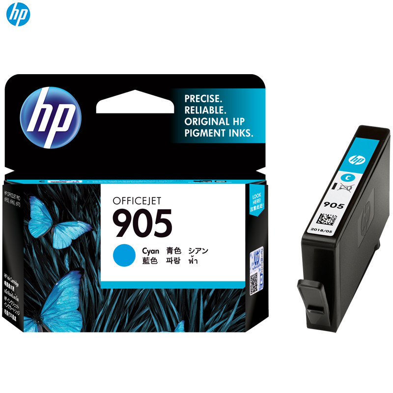惠普(HP) T6L89AA 905彩色墨盒(墨盒/墨水) 兰色墨盒( 适用 HP OJ6960 6970)