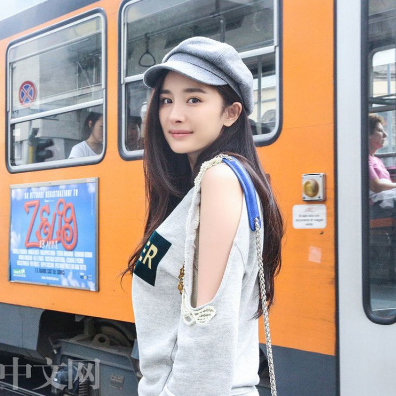 18款式春夏季贝雷帽明星网红同款韩版时尚气质鸭舌帽女士毛呢保暖百搭潮 灰色