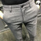 18款式春季新款加厚休闲西裤男时尚英伦修身裤子男潮流韩版百搭小脚裤男 28 黑色