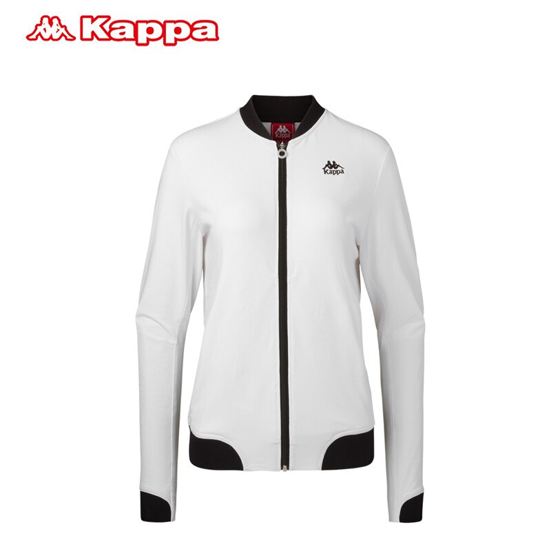 Kappa卡帕女装棒球服运动衣运动外套|K0762WK10D L 韩国白-001