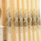制 新款高档欧式窗帘奢华大气卧室客厅简约现代绣花遮光成品窗帘定制 4.5*2.7高一片 黄色布帘打孔