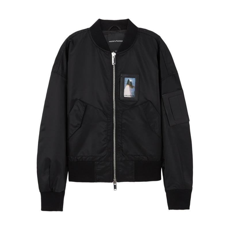 美特斯邦威夹克男秋装男士时尚百搭外套潮245237_1 185/104B/XXL 影黑90