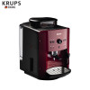 Krups EA810780全自动不锈钢研磨器咖啡机（红色）意式现磨浓缩商用小型进口恒温速热