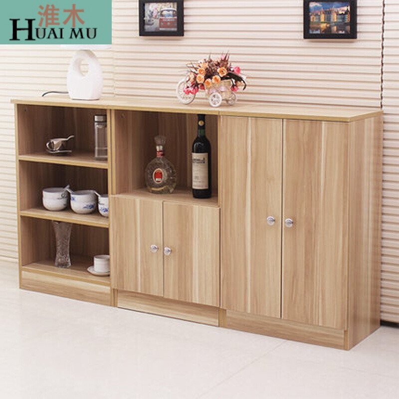 淮木（HUAIMU）现代简易茶水柜餐边柜储物收纳柜微波炉柜碗橱柜厨房柜组合柜子ABC全套双 ABC全套