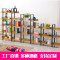 淮木（HUAIMU）货柜展柜仓储货架屏风隔断陈列柜精品展示架饰品化妆品架 五层1.8米16厚板3立柱