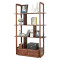 淮木（HUAIMU）实木置物架客厅多层架简约落地储物架卧室装饰展示架隔板书架装饰柜 默认颜色