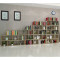 创意书柜学生书架简约现代落地客厅置物架简易组合收纳架 白2黑2