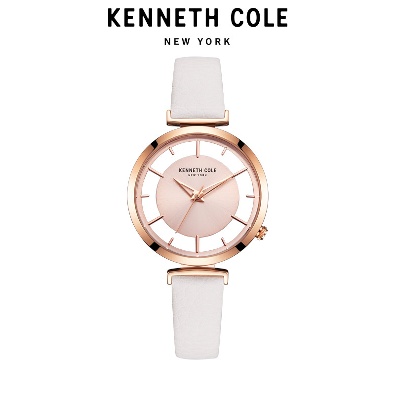 凯尼斯克尔(Kenneth Cole)手表正品KC女表 女士时尚镂空2018新款时装周透视防水石英手表 KC50232003