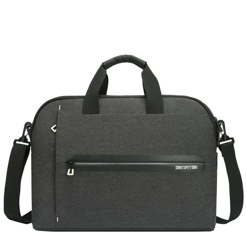 新秀丽（Samsonite）手提包电脑包 单肩背包 14英寸 AZ1*78002 灰色