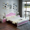 艾帛利(AIBOULLY) 床 实木床 双人床1.5米1.8米 简约现代松木床 白色卧室家具木质全纯实木床 1.8x2.0m实木床带抽屉（颜色备注）