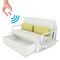 遥控电动可折叠沙发床1.8米多功能简约现代小户型单人双人1.5乳胶1.55*2m智能B1. 1.55*2m电动A手控版(无抽屉)