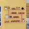 展示架化妆品美甲店甲油胶架子壁挂墙上置物架创意隔板置物架_5 粉色